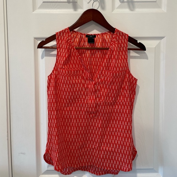 Banana Republic red/orange blouse - Picture 1 of 1